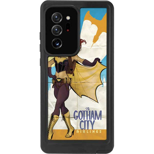DC Comics Bombshells Batgirl- Fly Gotham City Airlines Galaxy Note20 Ultra 5G Waterproof Case